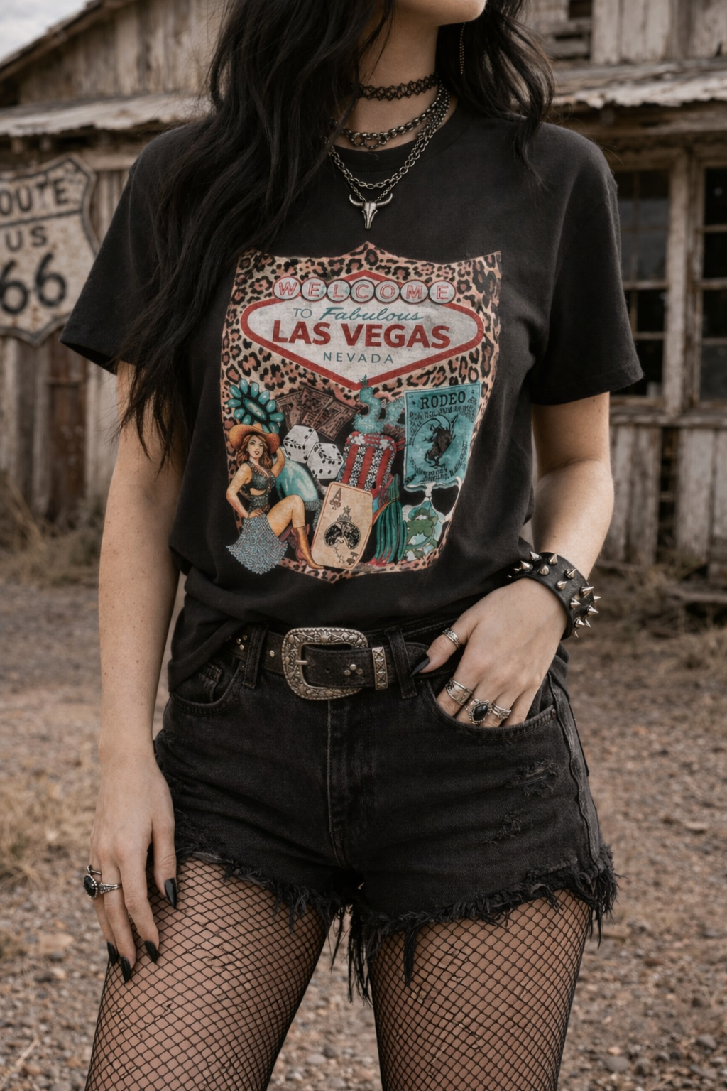 Viva Las Cowgirl Tee