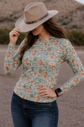 Wrangler's Wonderland Mesh Top