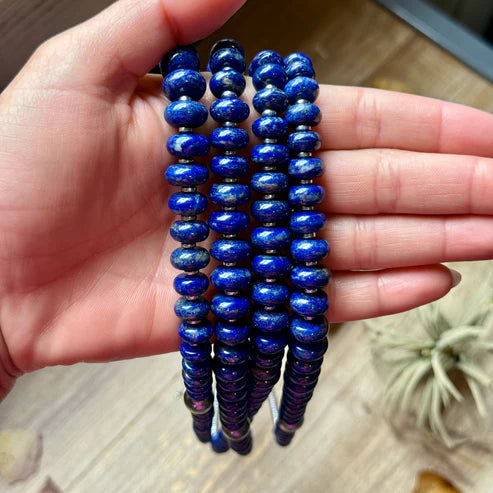 Graduated Lapis Necklace