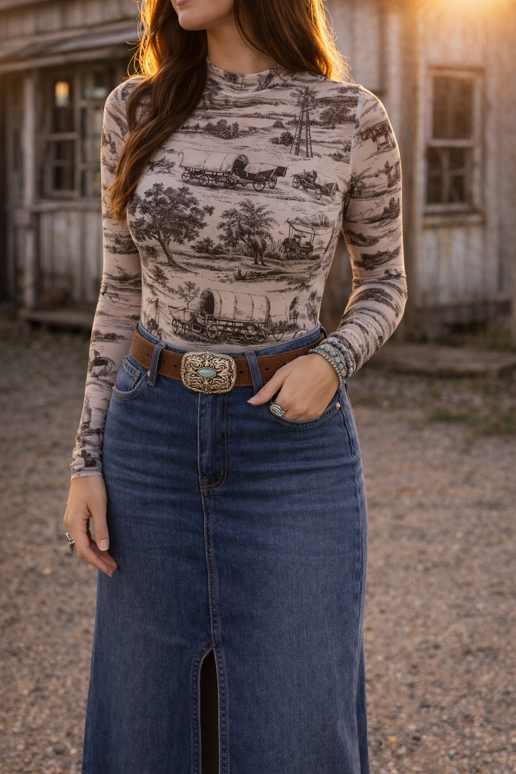 The Old Days Mesh Top