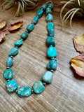 Turquoise Nuggets Necklace