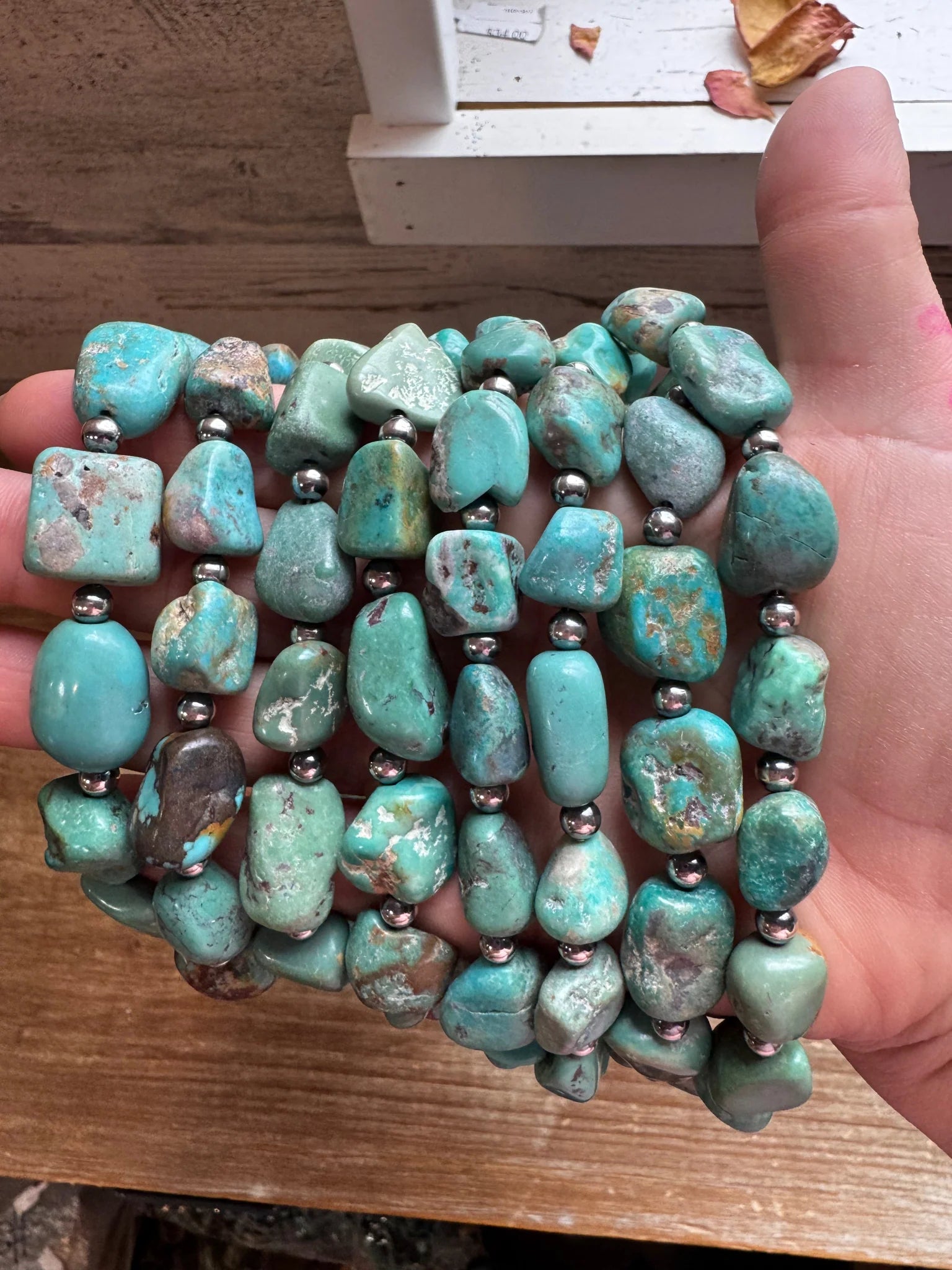 Turquoise Nuggets Necklace