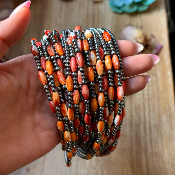 Orange Spiny Oyster Choker