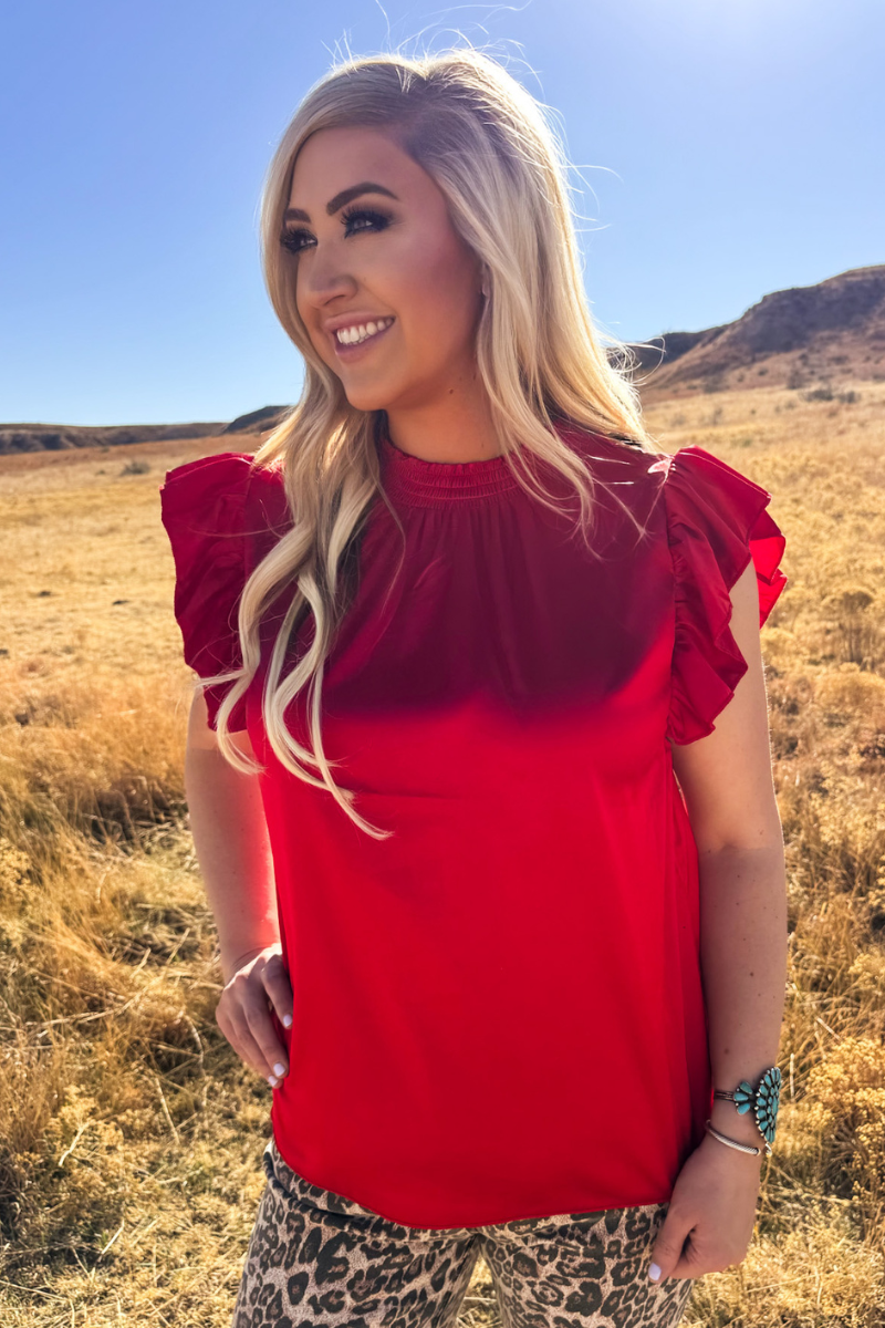 Babydoll Top - Red
