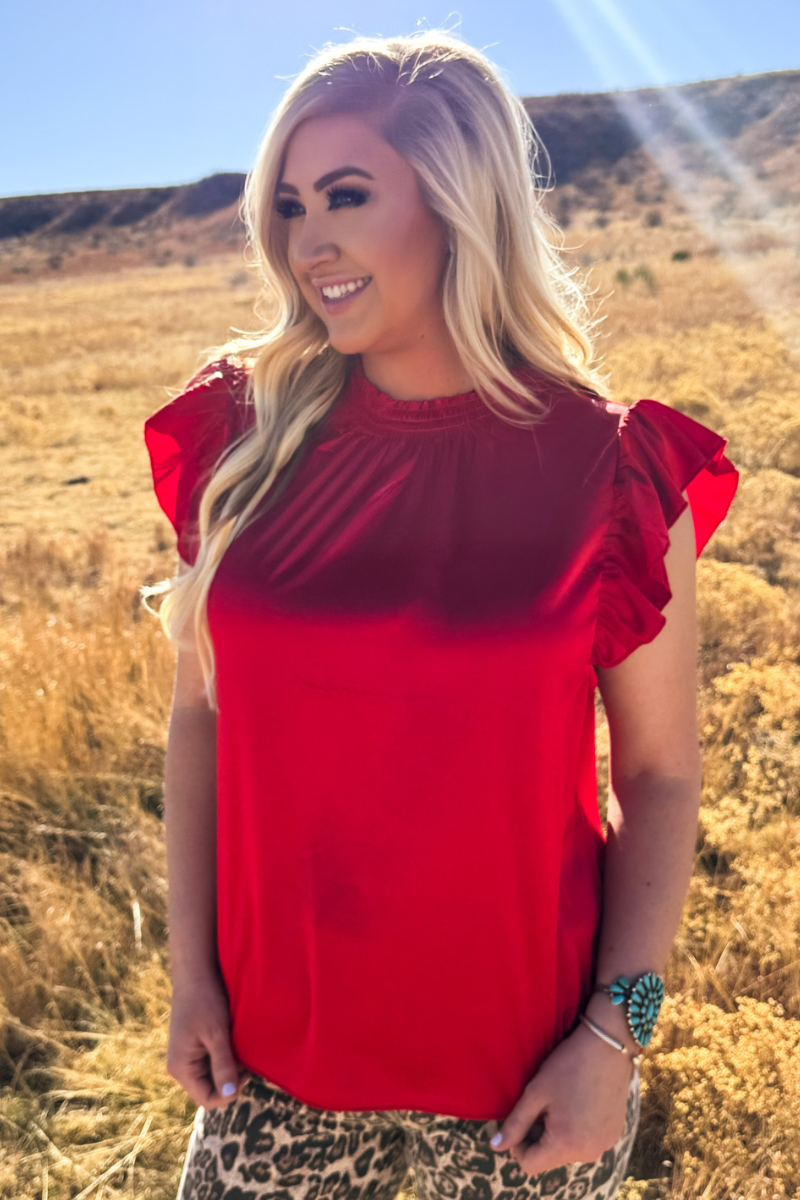 Babydoll Top - Red