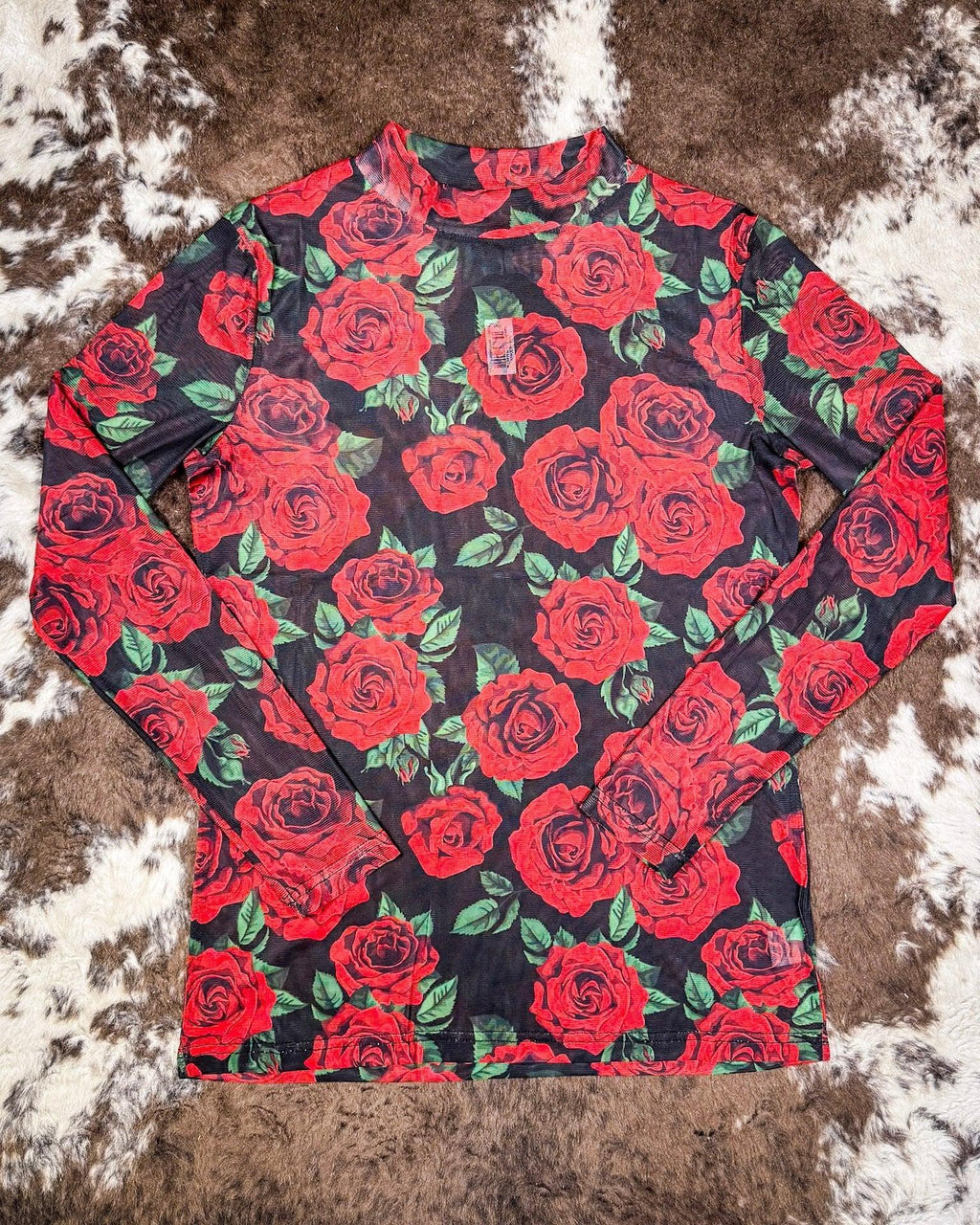 Rose Of My Heart Mesh Top